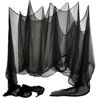 LessMo Halloween Scary Gauze, 2x5m Black…