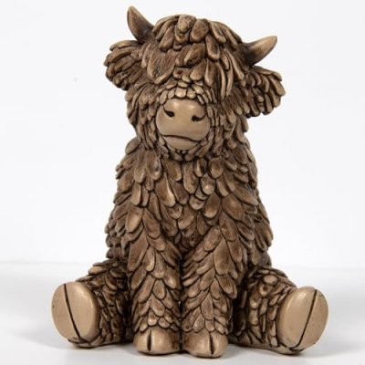 Lesser & Pavey Highland Cow Figurine