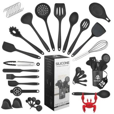 Nestblend Nonstick Kitchen Utensils Set -…