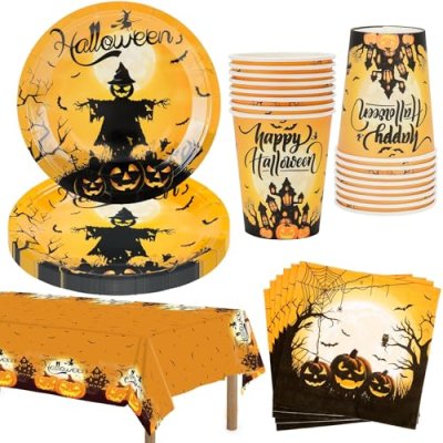MestectPET Halloween Tableware Set
