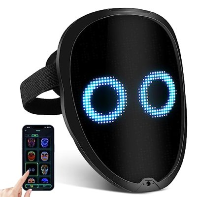 LED Gesture-Sensing Face Mask