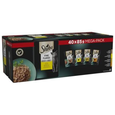 SHEBA Wet Cat Food Poultry Mega Pack