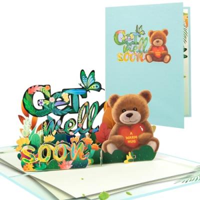 CNLITIHEKA Get Well Pop Up Card