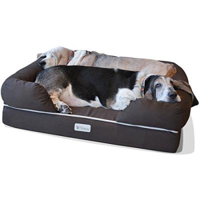 PetFusion Dog Bed with Memory Foam