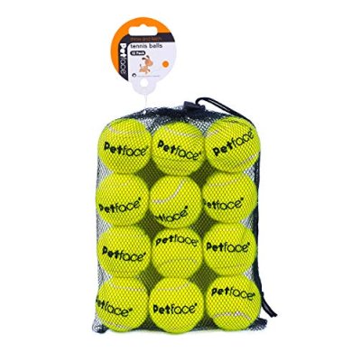 Petface Dog Tennis Balls, 12-Pack