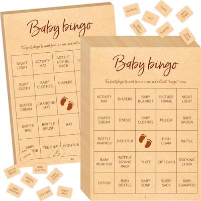 Gethelud Baby Shower Bingo