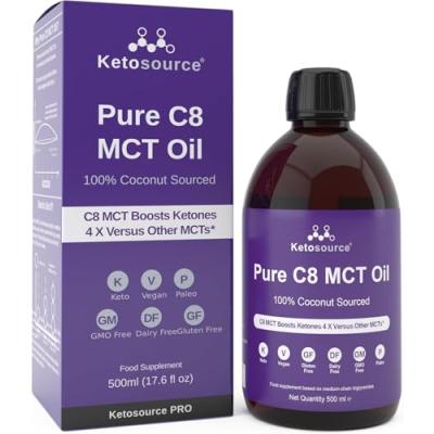 Ketosource Pure C8 MCT Oil | 500ml