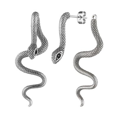 GAUEIOUR Retro Snake Stud Earrings