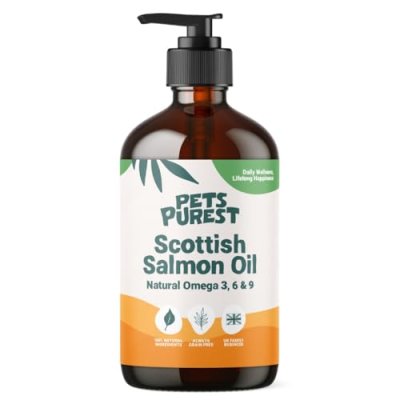 Pets Purest Scottish Salmon Oil For Dogs, Cats,…