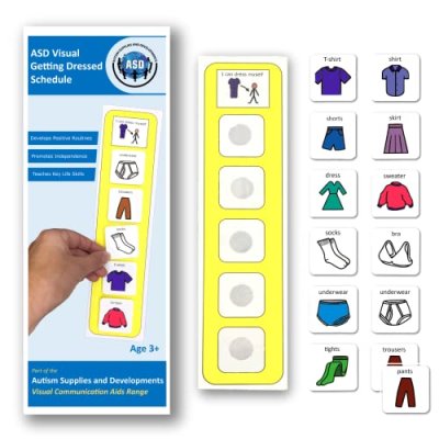 Getting Dressed Schedule Cards