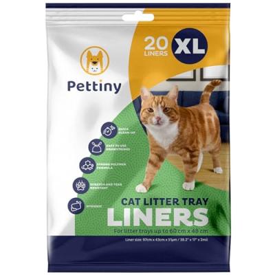 Pettiny Cat Litter Tray Liners
