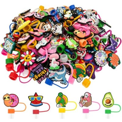 Reusable Straw Covers Pack