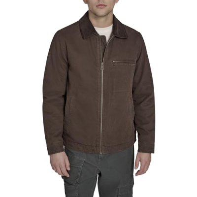 Levi's Men's Cotton Depot Jacket with Corduroy…