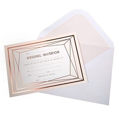 Neviti Geo Blush Invitations