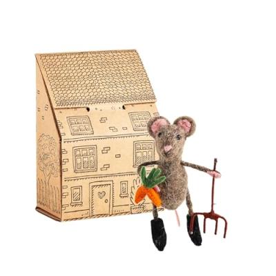 Sew Heart Felt Gardener Mouse Ornament