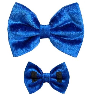 New Dogs Bow Tie Valentine's Day Velvet red LOVE…