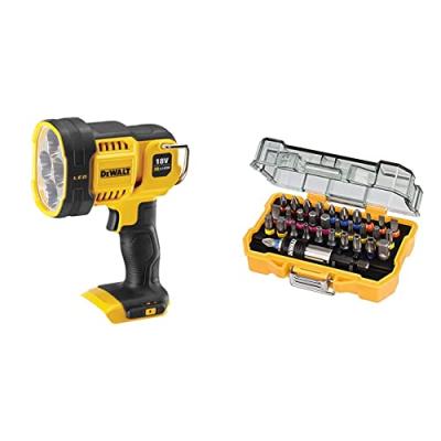 Dewalt Cordless LED Spotlight & Screwdriver Bit Set