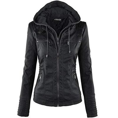 Newbestyle Women's Leather Jacket