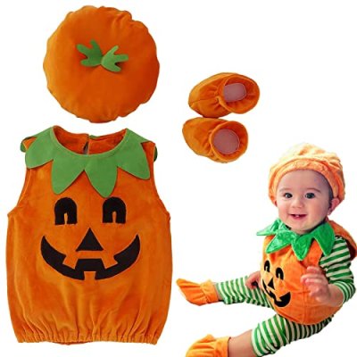Newborn Pumpkin Costume Set