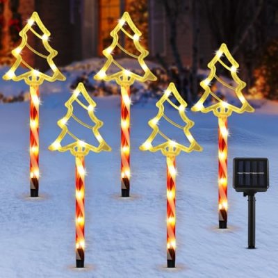 Lewondr Solar Christmas Lights