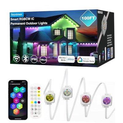 Seyxicnor 100ft Outdoor Pro Lights