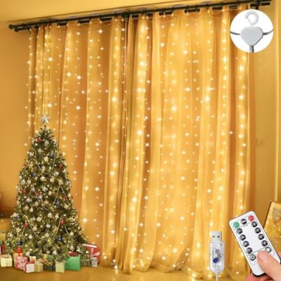 Lezonic Curtain Fairy Lights