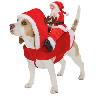 Mfsdai Dog Christmas Outfit, Santa Rides Pets…