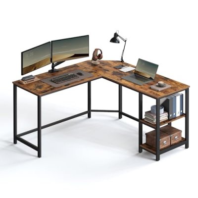 VASAGLE L-Shaped Computer Desk
