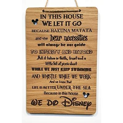 Charlie & Jane Disney Quote Wall Sign