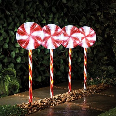 The Christmas Workshop Path Lights