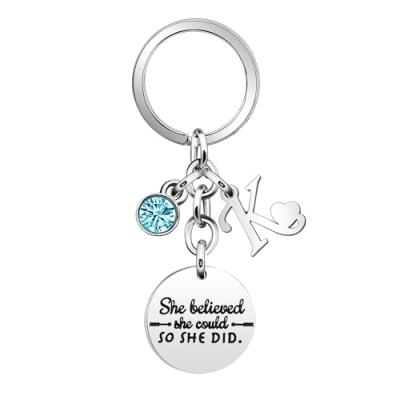 She Could Keychain for Women