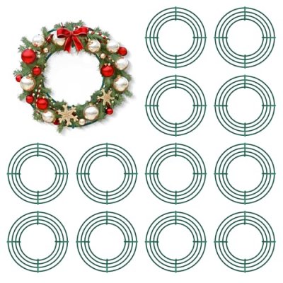 Thealyn Metal Wreath Frames, 12 Pack