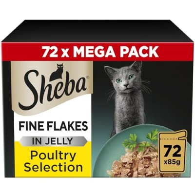 Sheba Poultry Flakes in Jelly