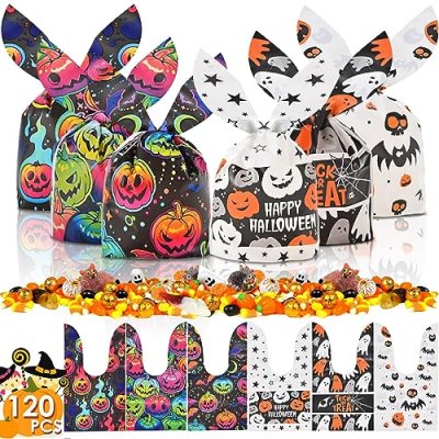 AhfuLife Halloween Candy Bags