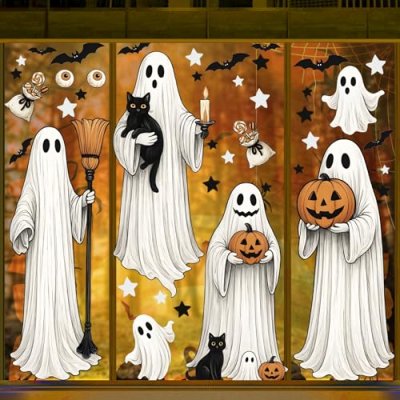 AhfuLife Ghost Window Stickers