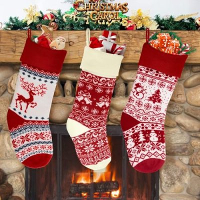 Shinee one Christmas Stocking Set of 3, 18 inch…