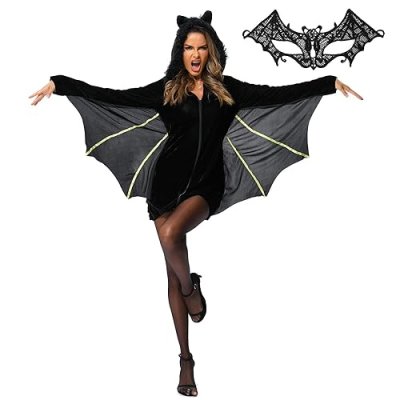 ThinkMax Bat Wings Costume