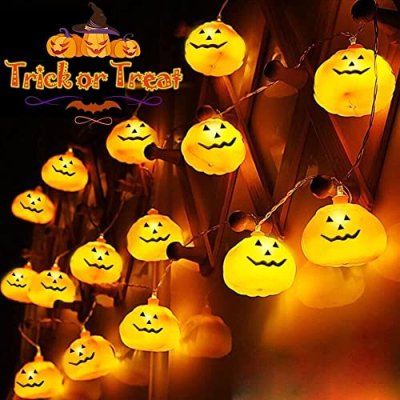 Chipark Halloween Pumpkin String Lights, 20 LED…