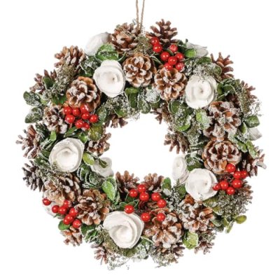 White Christmas Wreath
