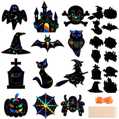 Chlorine Halloween Scratch Paper Kit