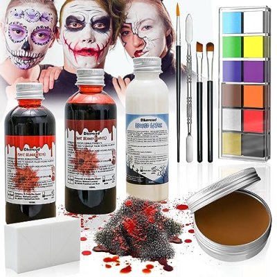 Dhnvcud Fake Blood Halloween Makeup, SFX Makeup…