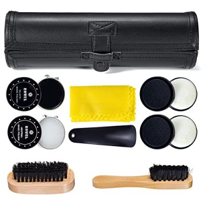 YUET Shoe Polish Kit with 9 Pieces