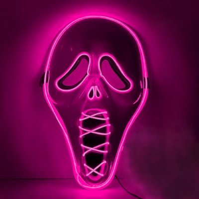 DONGZQAN LED Ghostface Mask