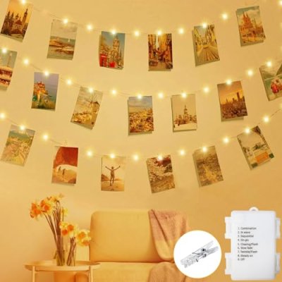 ZAIYW Photo Clip String Lights