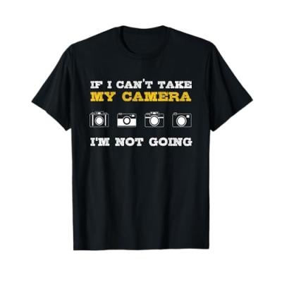Photographer Camera T-Shirt