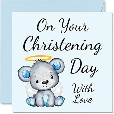 Christening Day Card for Boys