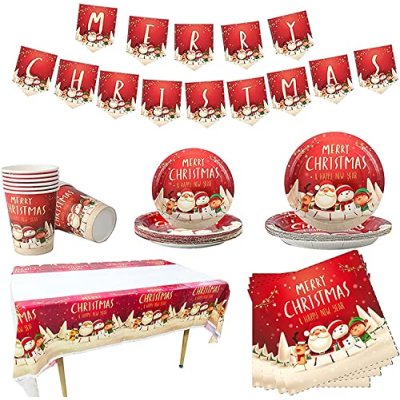 KAHEIGN Christmas Tableware Set