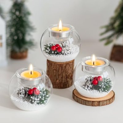 Christmas Candle Holders