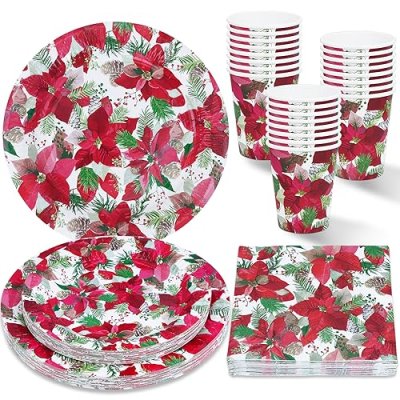 ZVK Christmas Paper Tableware