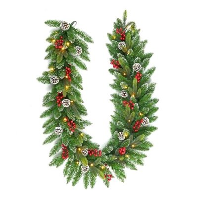 Christmas Garland with Lights